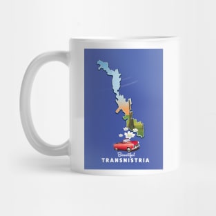 Transnistria map Mug